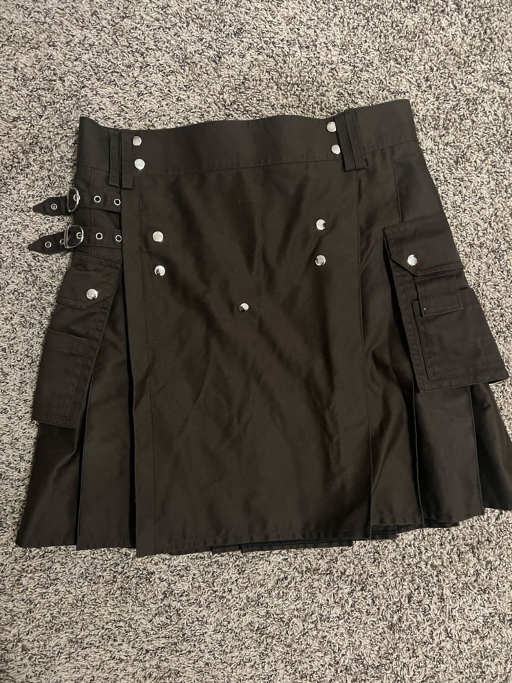 Modern Kilts Brown Utility Kilt Skirt Size 40 Punk Goth Cargo Cosplay Plus Size - Picture 2 of 8
